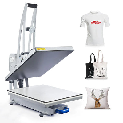 Heat Press Machine 16x20 Auto Open Clamshell T Shirt Press for Clothes Bags More