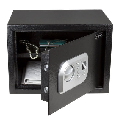 Electronic Safe with Fingerprint Lock for Business or Home ? Digital Biometric Safe with 2 Override Keys for Jewelry Cash and More by Stalwart