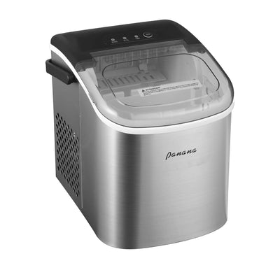 Countertop Ice Makers,Automatic Clean,Portable Ice Maker 9 Bullet Ice Ready in 7-12min,26.5lbs/24H,for Home/Kitchen/Office/Party,Black