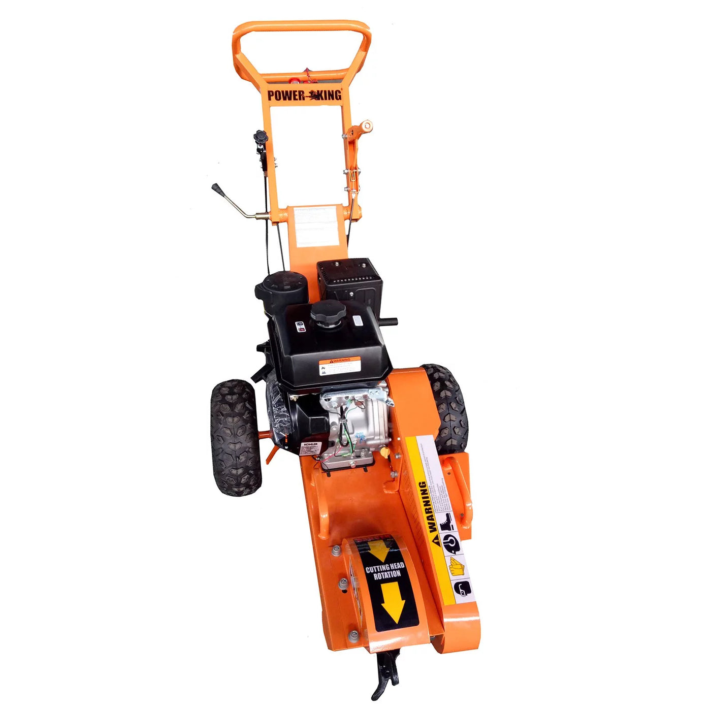 PowerKing PK0803V 12 in. x 3.5 in. Stump Grinder with KOHLER Command pro Gas Engine CH440