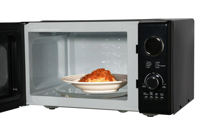 Emerson 0.9 Cu Ft, 800W Retro Black Microwave Oven with Grill, MWRG0901BK