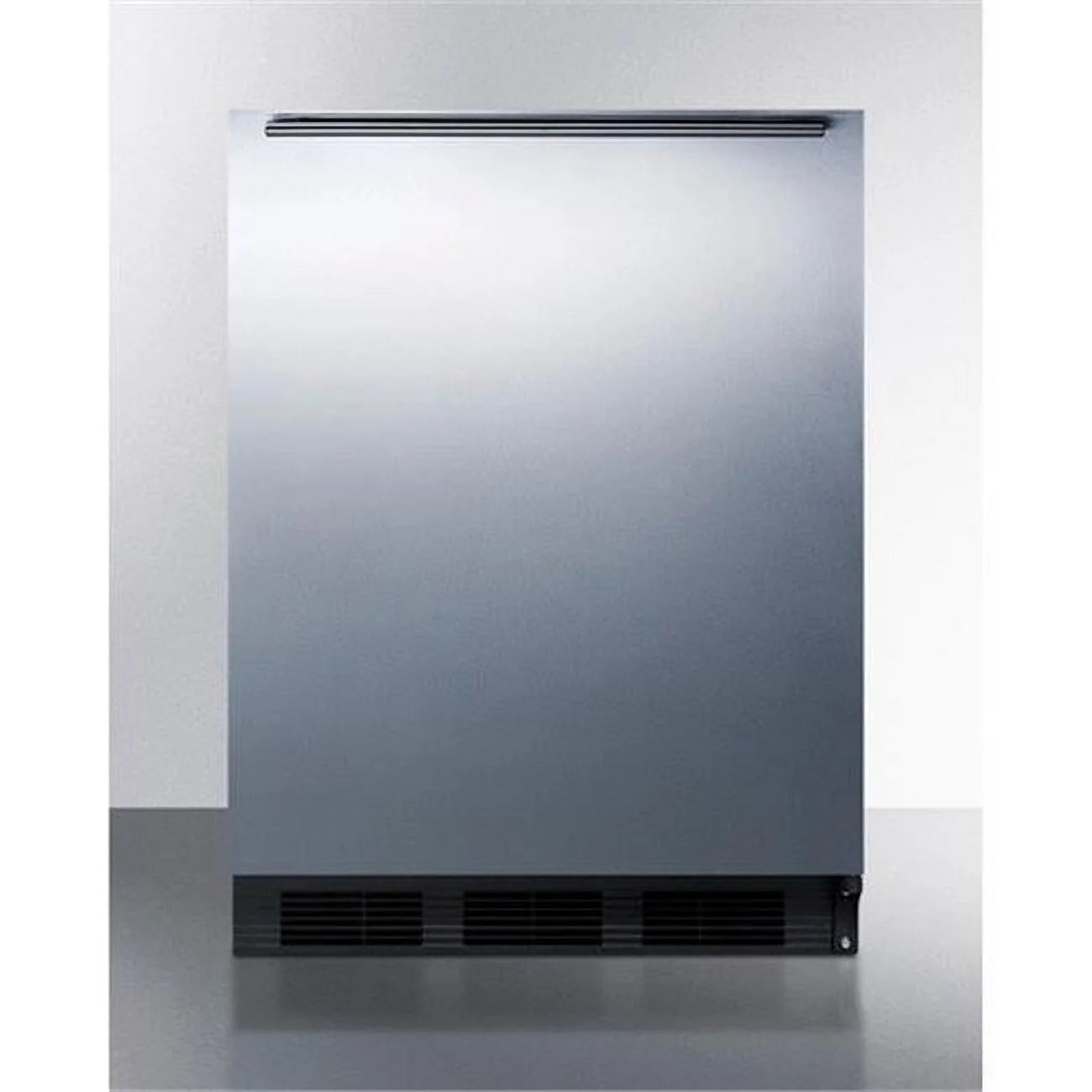 Summit Appliance 33.25 x 23.63 x 23.5 in. Built-In Undercounter All-Refrigerator, Black Cabinet