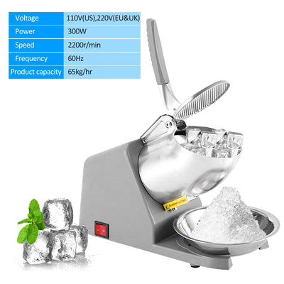 Ice Maker,Dual Ice Maker Shaved Ice Ice Shaver Siuke Buzhi Havou Mizuh Maker Ice Shaved