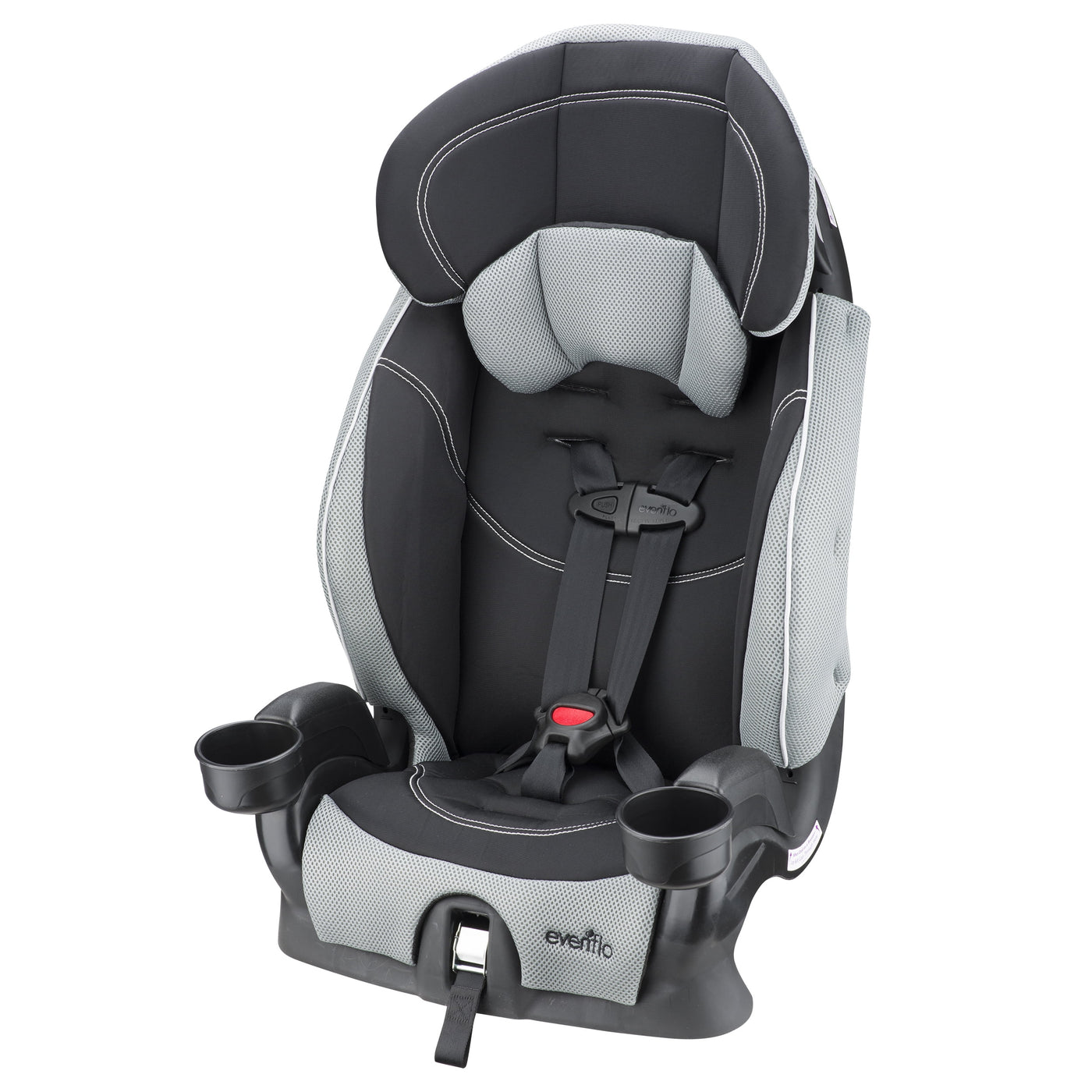 Evenflo Chase LX Harnessed Toddler Booster Car Seat (Jameson Gray)