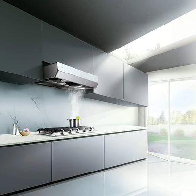 FOTILE Pixie Air® Series Slim Line Under the Cabinet Range Hood with WhisPower Motors and Capture-Shield Technology for Powerful & Quiet Cooking Ventillation