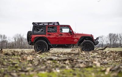 Rough Country Steel Roof Rack System for 2007-2018 Jeep Wrangler JK - 10605