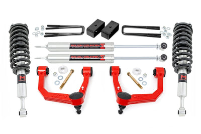 Rough Country 3.5" Bolt-On Lift Kit w/M1 Struts for 2005-2023 Tacoma - 74240RED