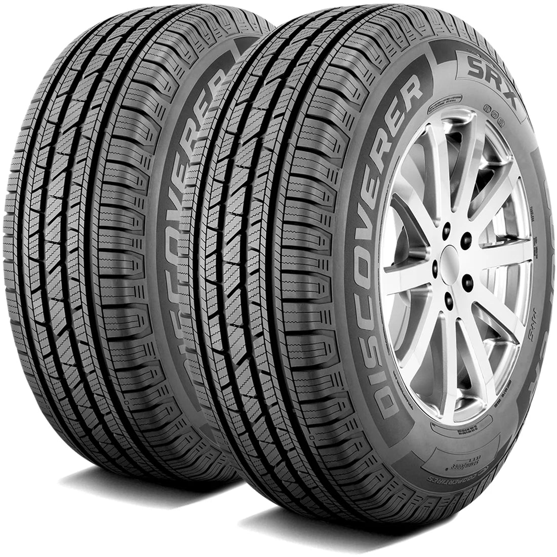 Pair of 2 (TWO) Cooper Discoverer SRX 255/60R19 109H AS All Season A/S Tires