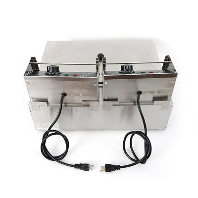 denest 5kW Large Electric Deep Fryer Single Tank Commercial Restaurant Fry Basket 6/12L