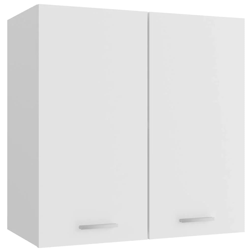 White Hanging Cabinet 23.6x12.2x23.6 - Durable Engineered Wood Construction - Spacious Storage - Easy Wall Mounting - Ideal for Small Spaces and Modern Home Decor