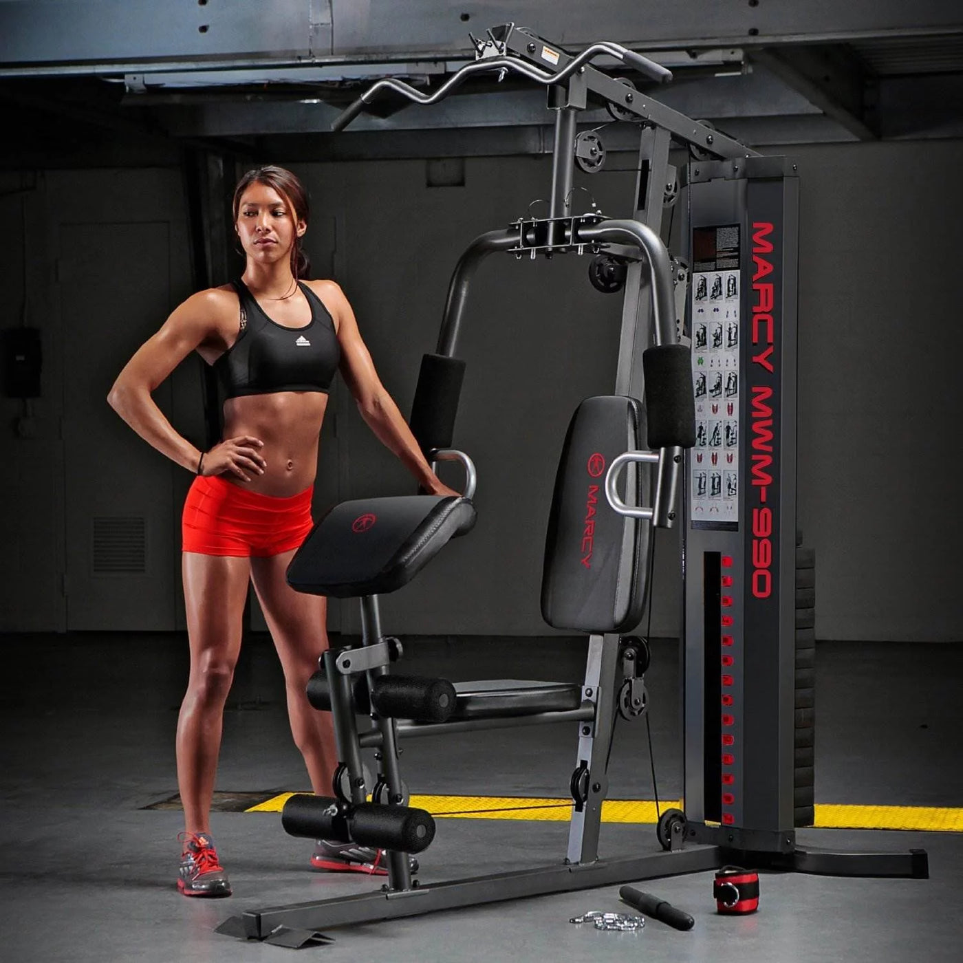 Marcy Dual-Functioning Full Body 150lb Stack Home Gym Workout Machine MWM-990