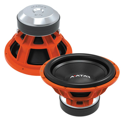 Avatar Car Audio Orange 18" Bass Subwoofer 2-Ohm 7600 Watts Peak SVL-1847-D2