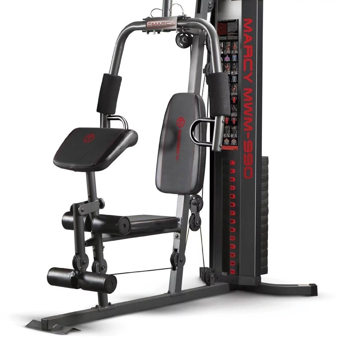 Marcy Dual-Functioning Full Body 150lb Stack Home Gym Workout Machine MWM-990