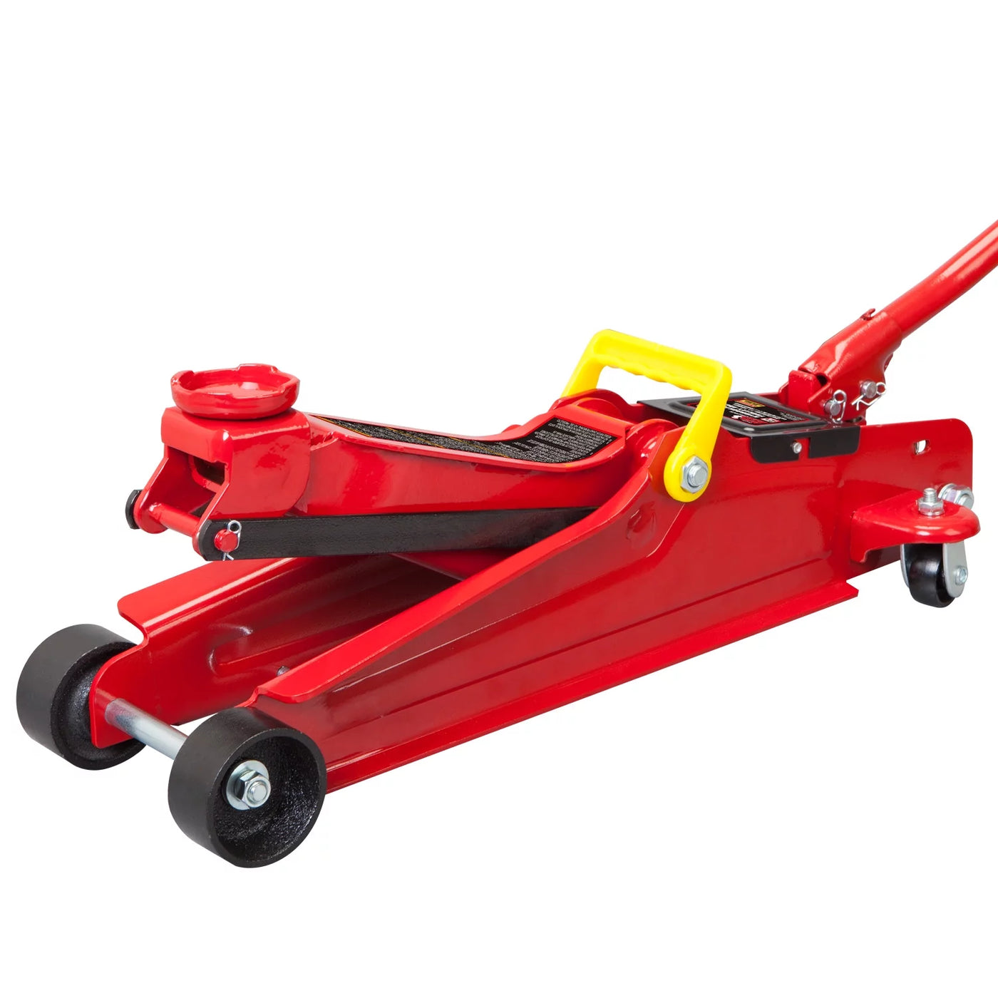 Big Red 2.5 Ton Hydraulic Low Profile Trolley Floor Jack with Dual Piston Quick Lift Pump,Red, W8255