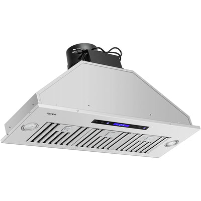 BENTISM Built-in Range Hood Insert Vent Hood 900CFM 36in Touch & Remote Control