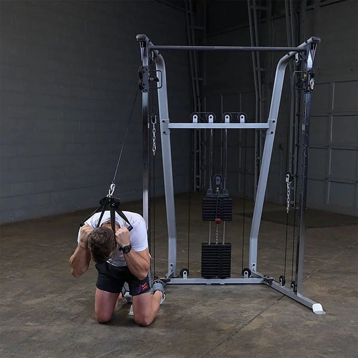 Powerline Single Stack Functional Trainer with Dual Pulleys