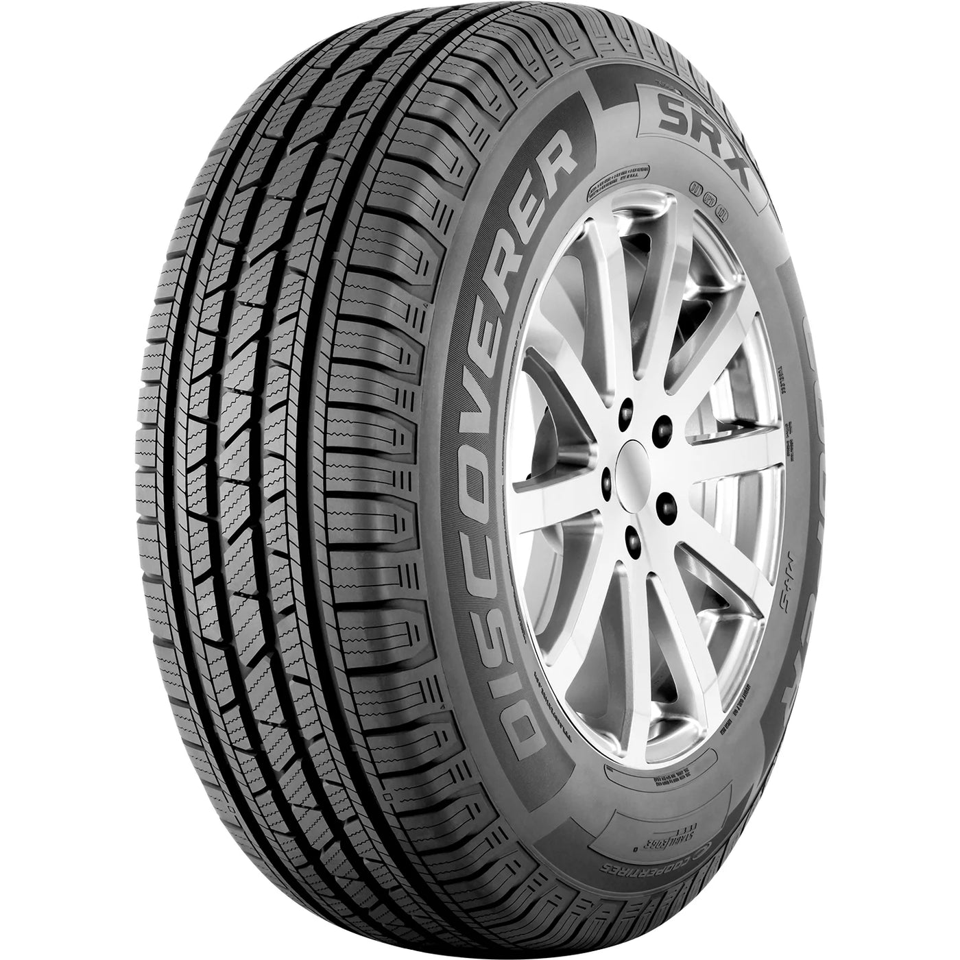 Pair of 2 (TWO) Cooper Discoverer SRX 235/60R18 107V XL A/S All Season Tire Fits: 2017-19 Honda CR-V EX-L, 2011-17 Honda Odyssey Touring Elite