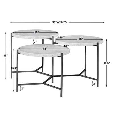 38 inch Tiered Coffee Table Bailey Street Home 208-Bel-3826004