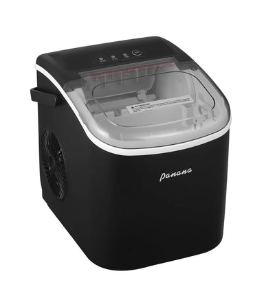 Countertop Ice Makers,Automatic Clean,Portable Ice Maker 9 Bullet Ice Ready in 7-12min,26.5lbs/24H,for Home/Kitchen/Office/Party,Black