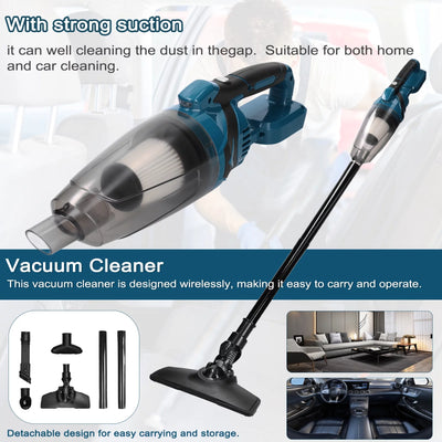 Pinnaco Car Wireless Vacuum Cleaner 10KPa Cordless Home Appliance Dual Use Portable