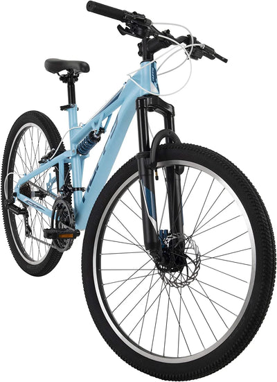 Huffy 26 in. Marker Womens Full Suspension Mountain Bike, Blue