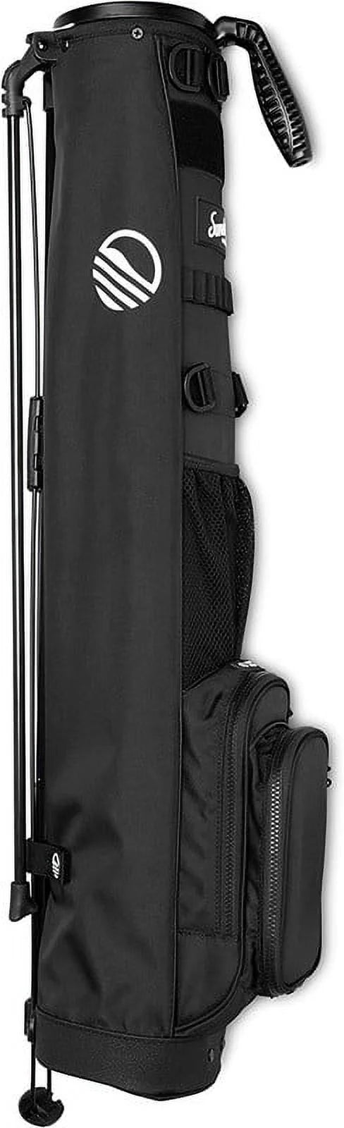 Sunday Golf Loma XL Bag - Lightweight Golf Bag with Strap and Stand – Easy to Carry Pitch n Putt Golf Bag – Golf Stand Bag for The Driving Range, Par 3 and Executive Courses, 3.4 pounds (Matte Black)