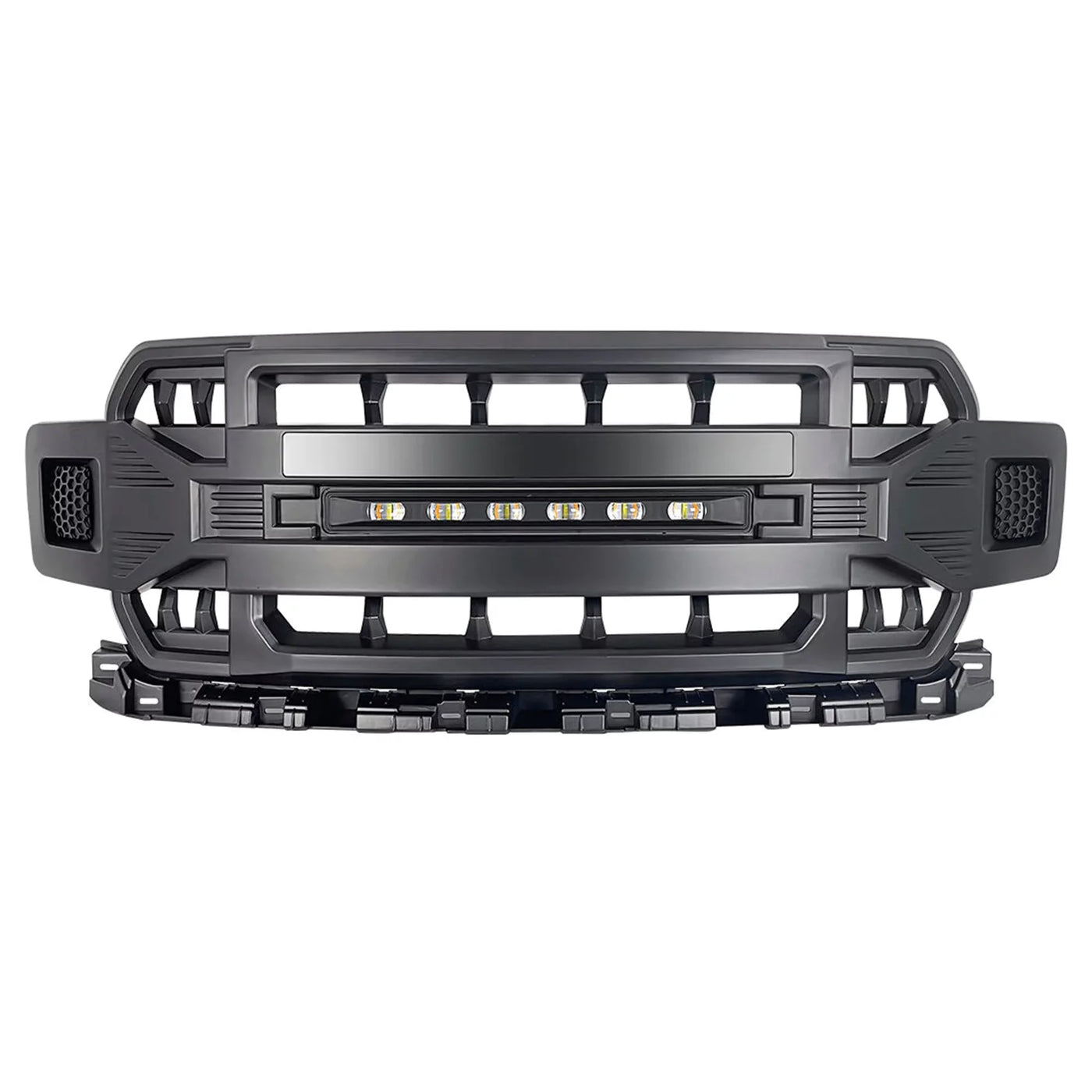 AMERICAN MODIFIED Armor Grille Compatible with 2018-2020 Ford F150, Black