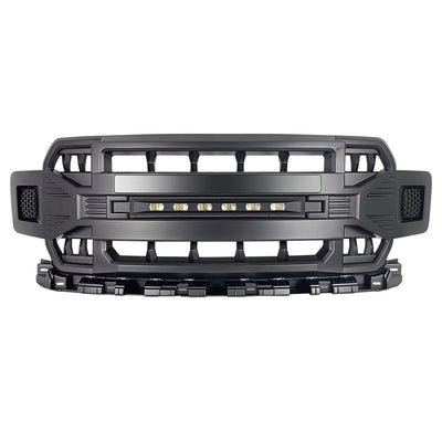 AMERICAN MODIFIED Armor Grille Compatible with 2018-2020 Ford F150, Black