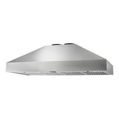 Thor Kitchen 48 Inch Proessional Wall Mount Pyramid Range Hood, 14 Inches Tall- TRH48P