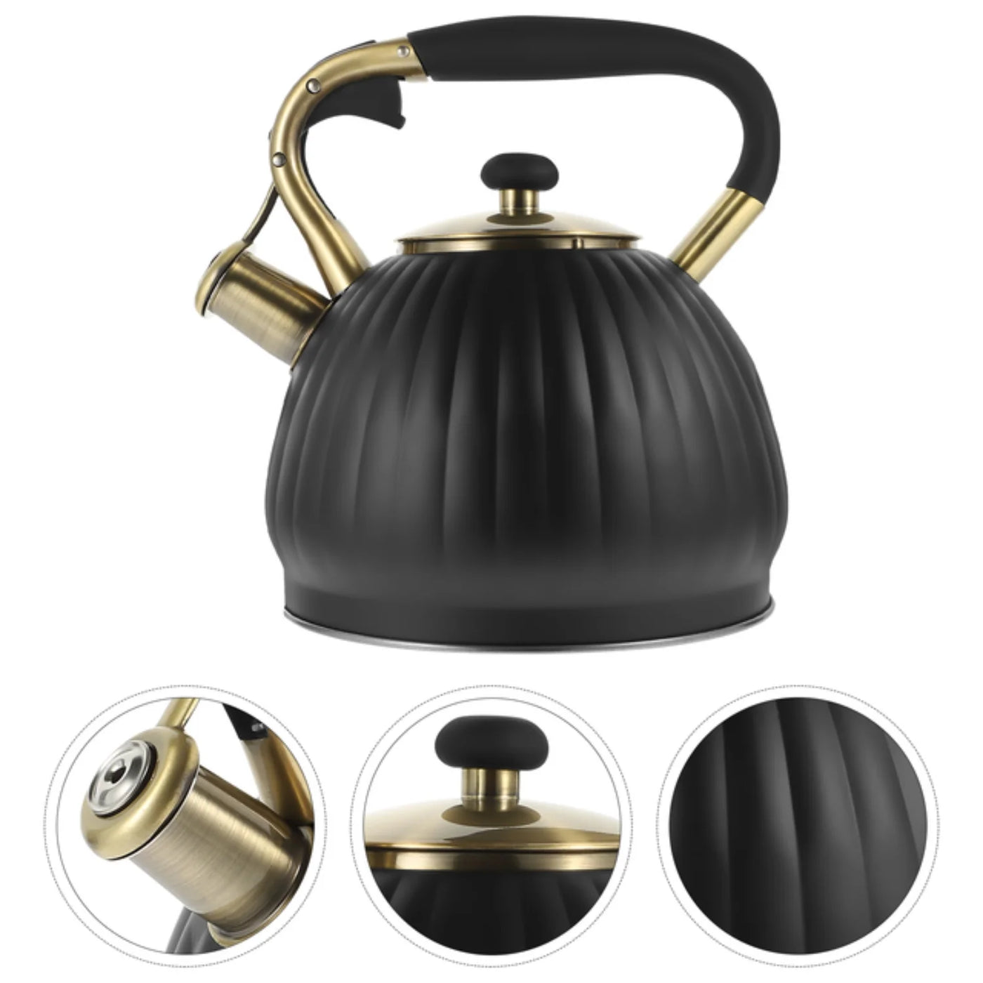 Elegant and Modern Quality Stainless Steel Teakettle for Discerning Tea Connoisseurs - Durable Japanese Soda Kettle with a Sleek Touch of Nostalgia - Classic and Reliable Choice for Lover