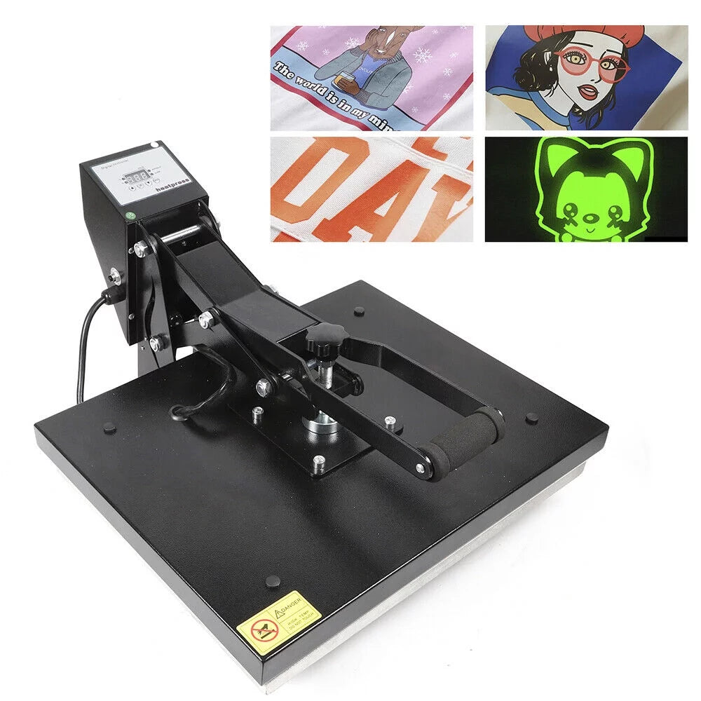 Mkyiongou 16" x 20" Clamshell T-shirt Sublimation Heat Press Transfer Machine Large Size